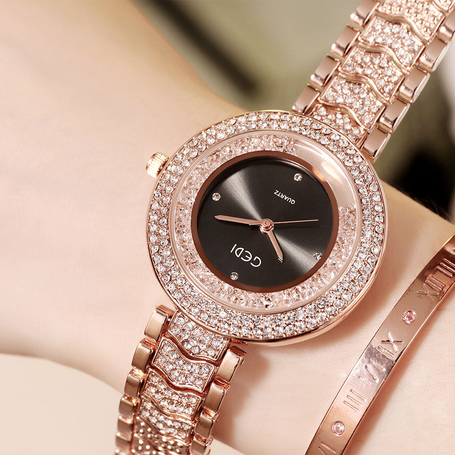 Montre femme avec bracelet diamant