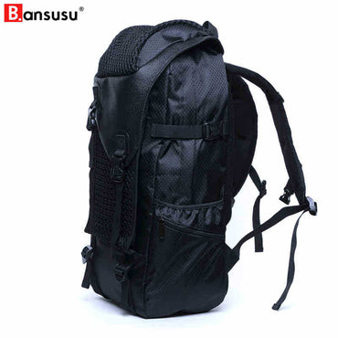 [a] casual large capacity men and women travel bag, computer bag, tide shoulder bag, female Korean backpack man