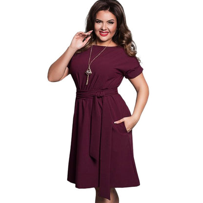 Robe grande taille pour femmes, vêtements pour dames de grande taille