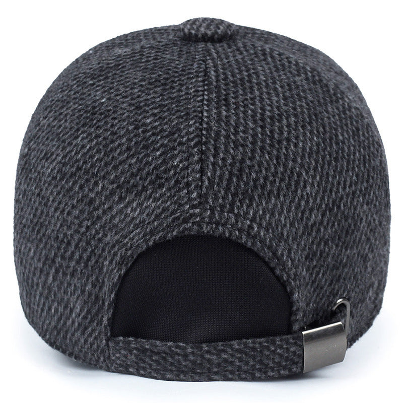 Men's middle-aged and elderly woolen hats winter outdoor