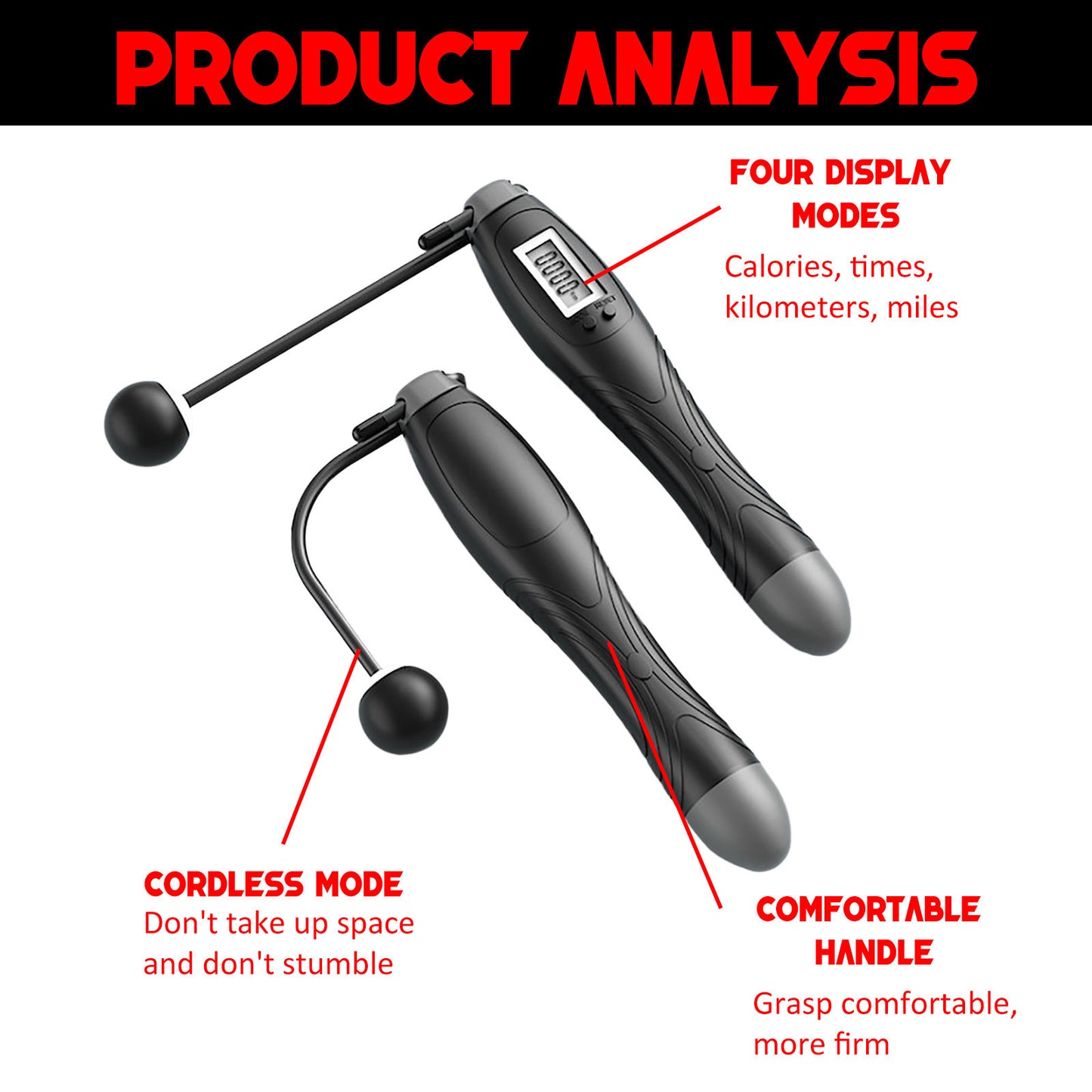 New Cordless Electronic Skipping Rope