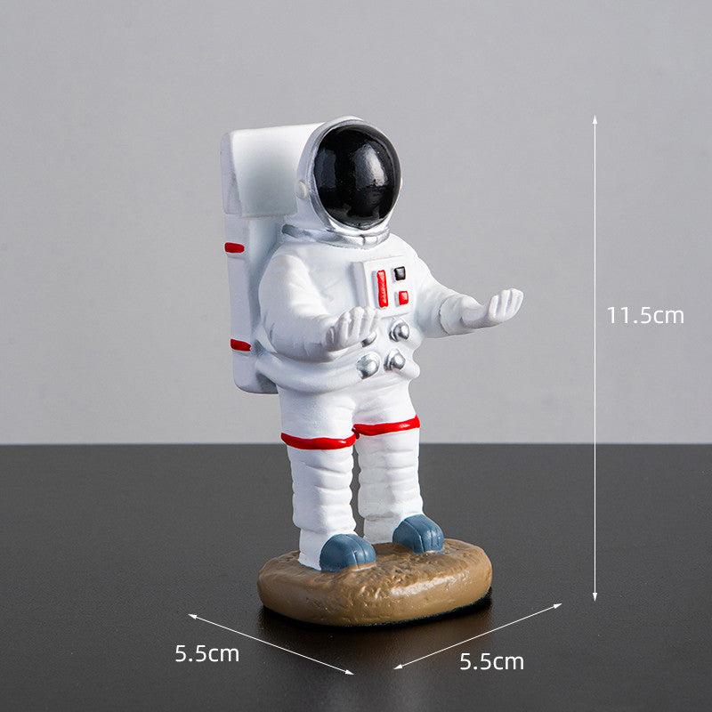 Astronaut desktop office pen holder