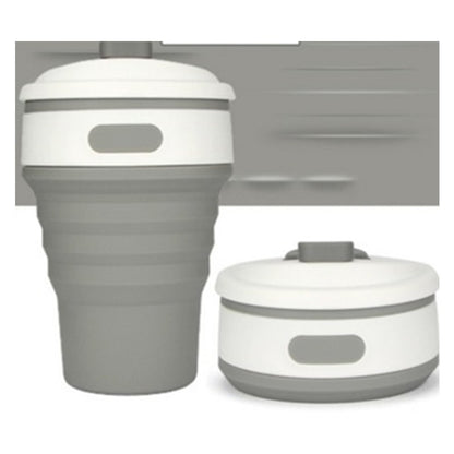 Coffee Mugs Travel Collapsible Silicon Cup Folding Water Cups BPA FREE Food Quality Drink Ware Mug Tea Coffee Cups