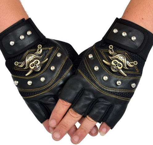 des gants de cuir