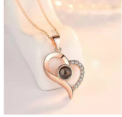 Saint Valentin Cadeau Savon Rose Coffret Cadeau Cristal Pendentif Collier Fleur Éternelle Coffret À Bijoux Cadeau D'anniversaire De Mariage Pour Petite Amie