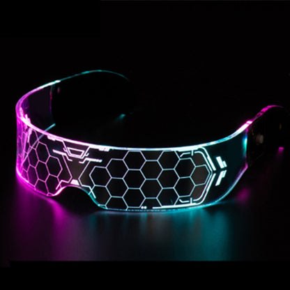 LED Colorful Luminous Technology Glasses