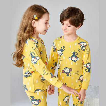 Children's Underwear Set Cotton Boys And Girls Underwear Set Pajamas