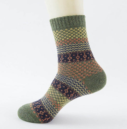 Winter Thick Warm Stripe Wool Socks