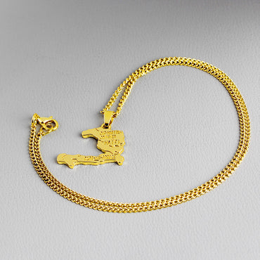 Collier de carte d’Haïti