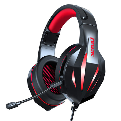 Headset Gaming Headset med lysande trådbundet gamingheadset