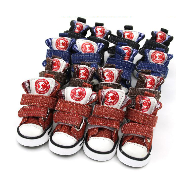 Small Dog Teddy Shoes Dog Four Seasons