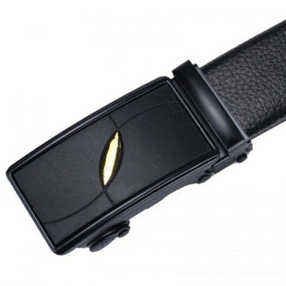 Ceinture pour hommes tendance de la mode d'affaires noire