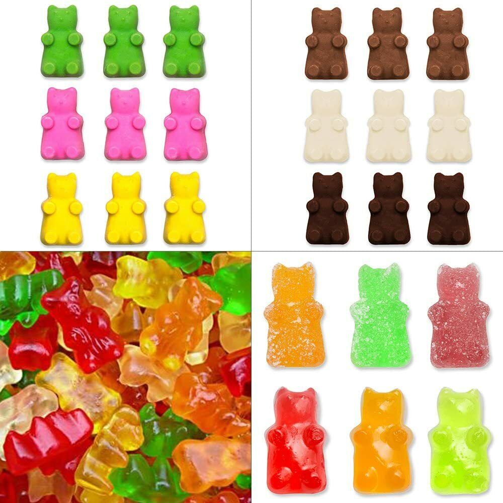 Gummy Bear Mould Godis &amp; Ice Cube Fay Chocolate Maker 3 Silikonformar Craft Kit