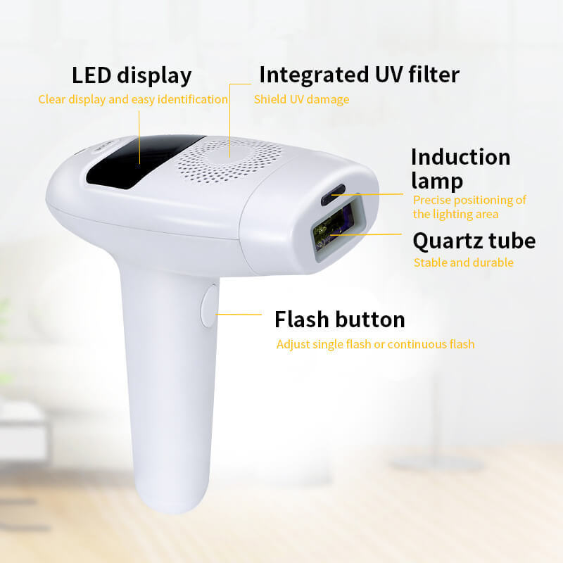 990,000 IPL Laser Hair Removal Device - LCD Display 5-Gear Professional System
