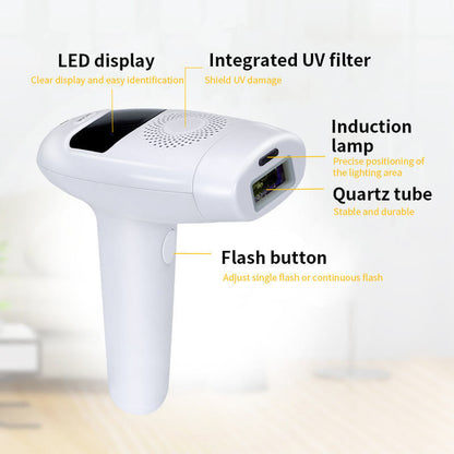 990,000 IPL Laser Hair Removal Device - LCD Display 5-Gear Professional System