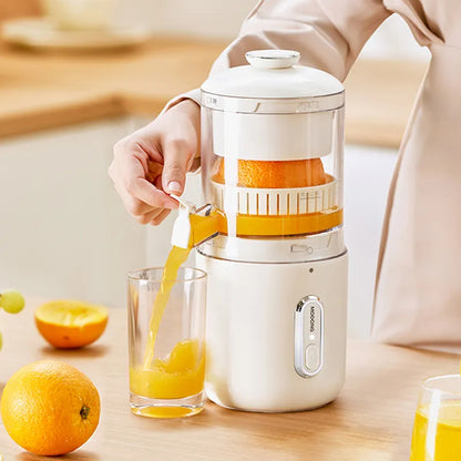 Presse-agrumes électrique multifonctionnel sans fil en acier, mélangeur de citron Orange, Mini presse-fruits Portable USB, presse-agrumes à pression pour la cuisine