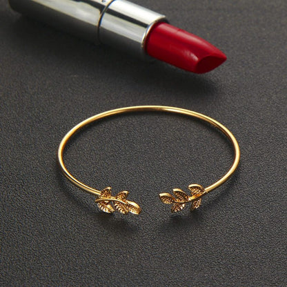 Tocona T Mode Bohemisk Lövknut Handmanschett Länkkedja Charm Armband För Kvinnor Guldarmband Femme Smycken 6115