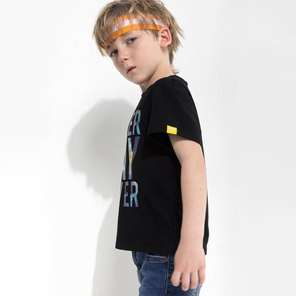 T-shirt enfant lettre imprimée