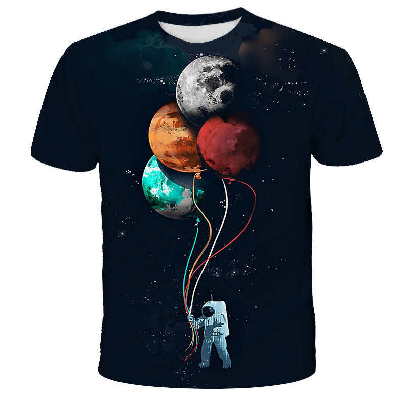 Astronaut T-shirt med digitaltryck