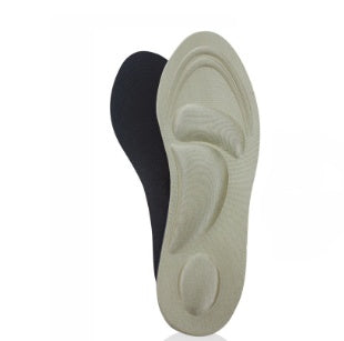 Soft Insole High Heel Shoe Pad Men Women 4D Sport Sponge Pain Relief Insert Cushion Pad Shoe Insoles 1Pair