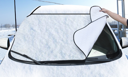 Car snow block front windshield antifreeze cover winter front gear snowboard windshield snow cover frost guard