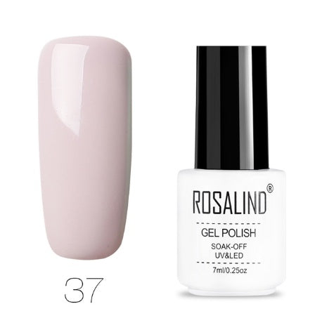 ROSALIND 7ML Pure Colors series Gel Nail Polish 01-58 UV&LED Lamp For Nail Extensions Gel Lacquer Varnishes Need Base Top Art