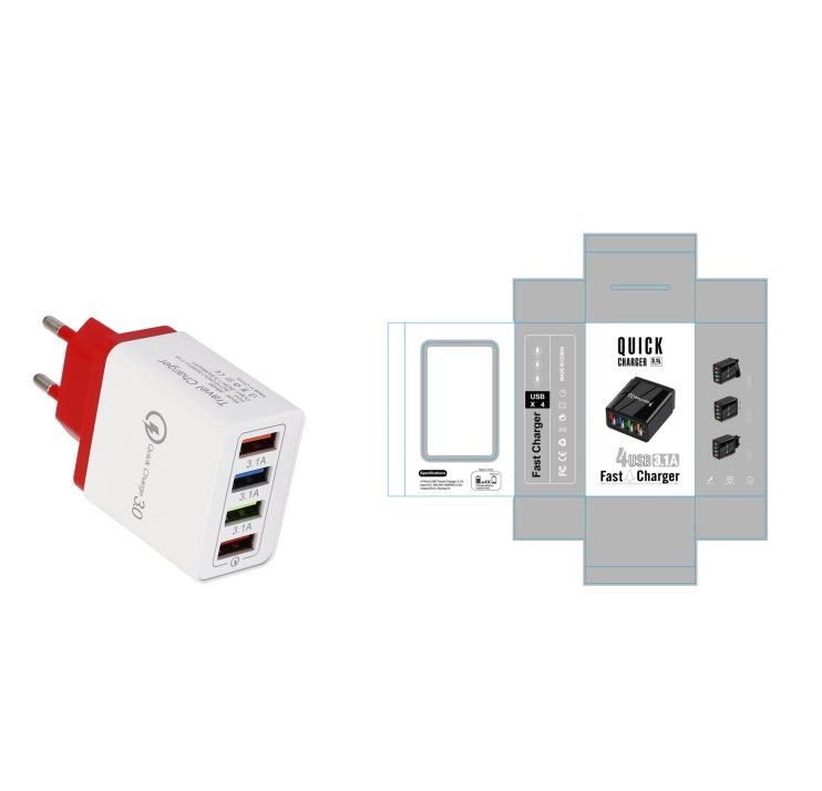 5V 3A Snabbladdning USB Charge Quick Charge 3.0