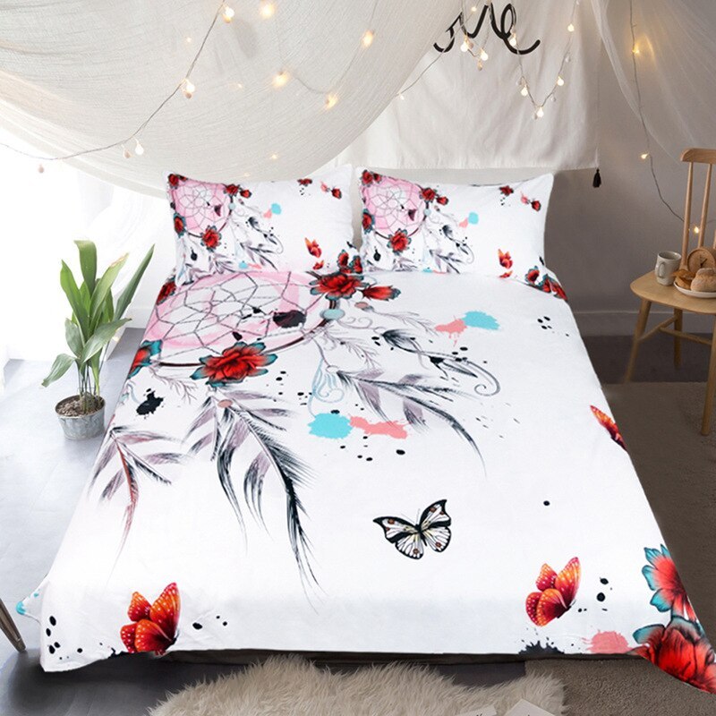 Flying Dream Catcher Four-Piece Home Textile Set