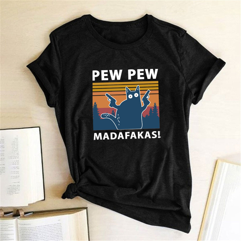 Kortärmad Pew Maddakas T-shirt Europeisk storlek Topp