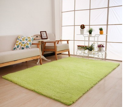 Tapis de salon zone solide tapis moelleux doux décor à la maison blanc en peluche tapis chambre tapis cuisine tapis de sol blanc tapis Tapete