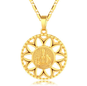 Fashion Sunflower Necklace Jewelry For Men And Women