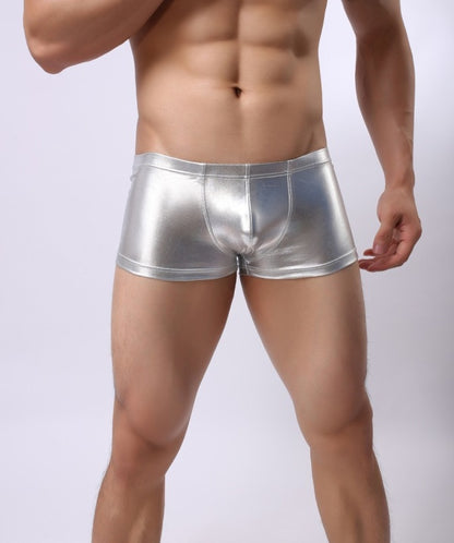 Men's Sexy Golden/Silver Underwear Boxers/Briefs