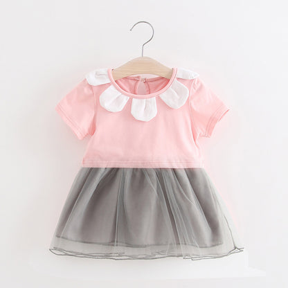 Barn flickor klänning söt sommar 2021 baby prinsessklänning baby Tutu gratis på uppdrag av Taobao