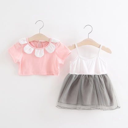 Barn flickor klänning söt sommar 2021 baby prinsessklänning baby Tutu gratis på uppdrag av Taobao