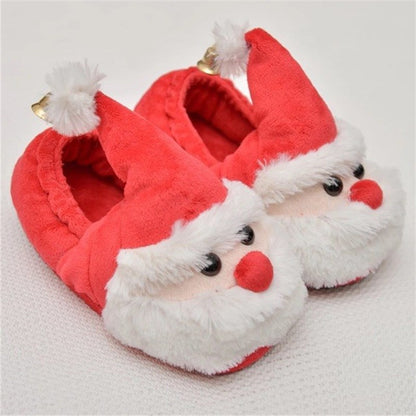 Santa Claus Home Children Cotton Shoes