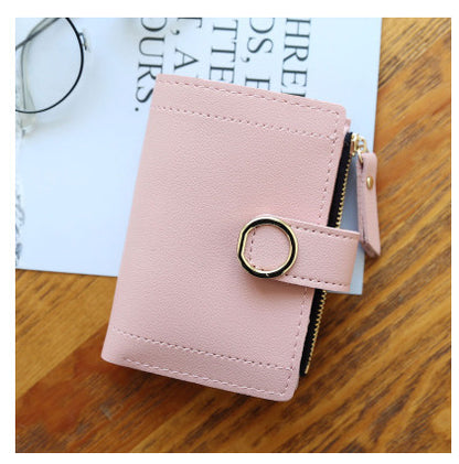 Buckle ring women wallet