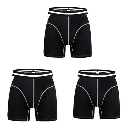 Avlånga modalboxershorts för män