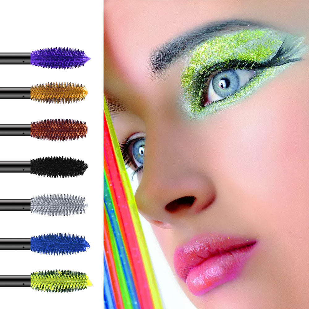 Färg fluorescerande mascara