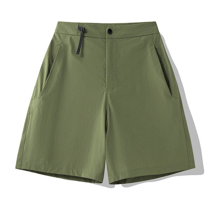 Men's Sports Quick-drying Four-sided Elastic 3D Cutting Versatile Shorts