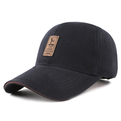 The new Korean men's baseball cap COTTON HAT VISOR outdoor sports peaked cap autumn contracted wholesale