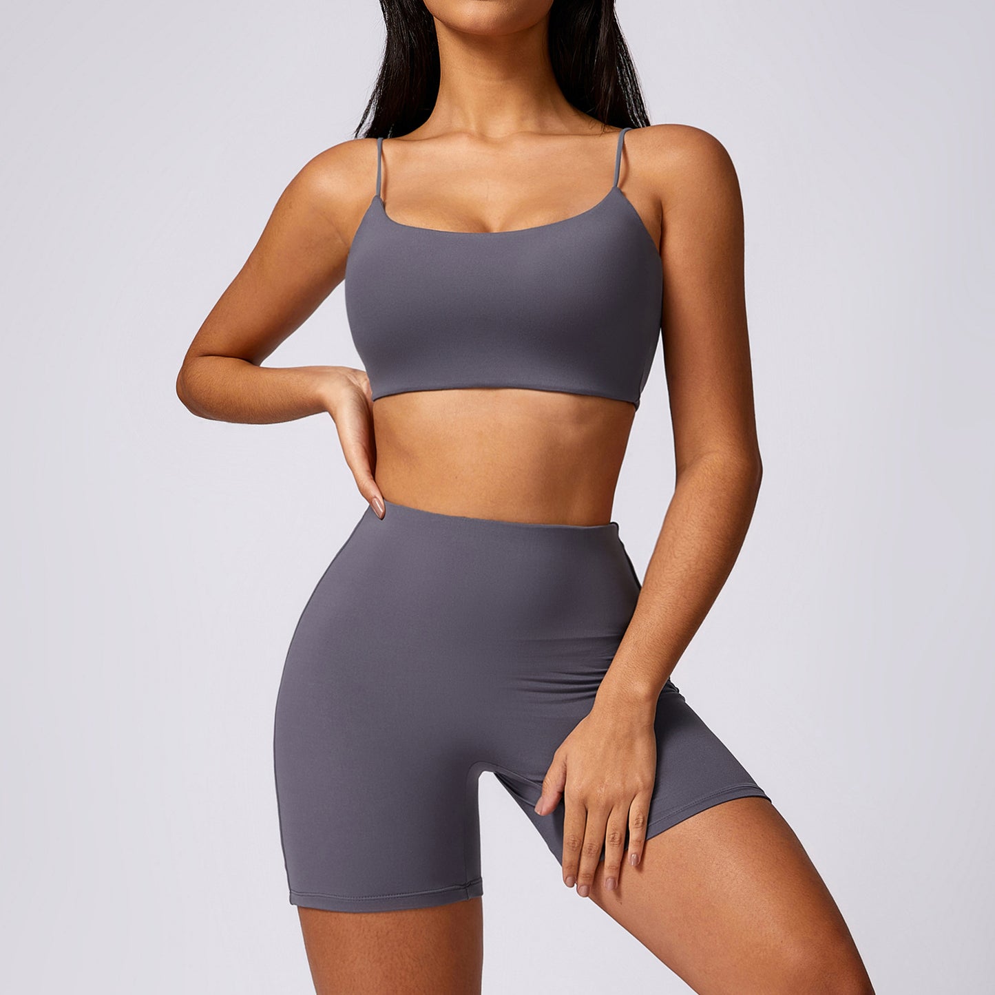 Quick-drying Tight Brushed Casual Running Workout Exercise Outfit Women