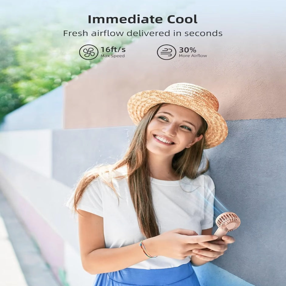 Holiday Relaxation: Portable Cooling Fan for Summer Comfort