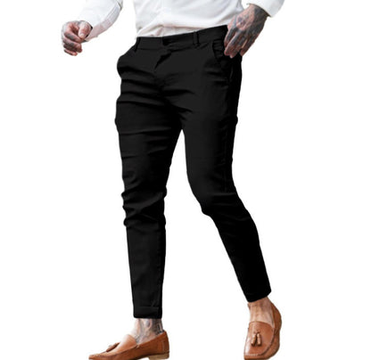 Men's Twill Cotton Stretch Fashion Slim Pencil