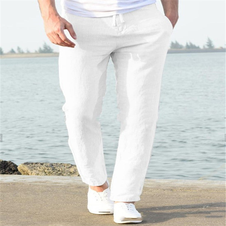Men's Linen Summer Casual Fashion Pants