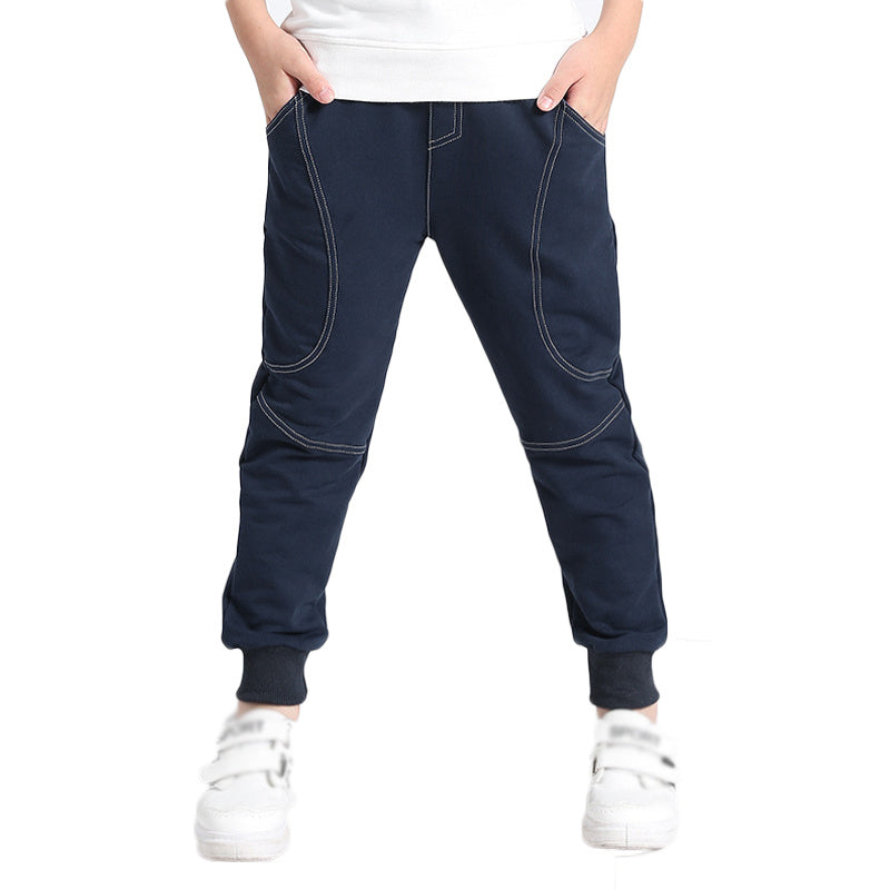 Spring And Autumn New Children's Pure Cotton Casual Sports Pants