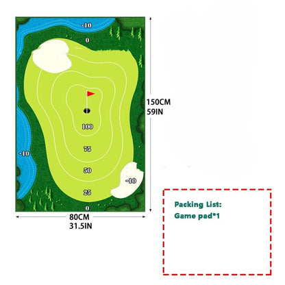 Golfträningsmatta för gunga Förälder-barn leksaker Ball Trace Riktningsmatta Svängvägsdynor Svängövningsdynor