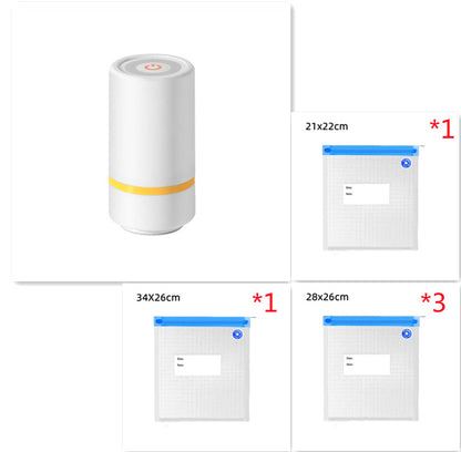 Ny Mini Vacuum Sealer Kök Bärbar USB Elektrisk AirPump Färskhållande handhållen vakuumförseglingsmaskin Förpackningspackare för hemmet