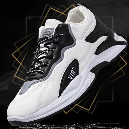 Mode noir blanc baskets décontracté extérieur léger respirant chaussures de sport pour hommes