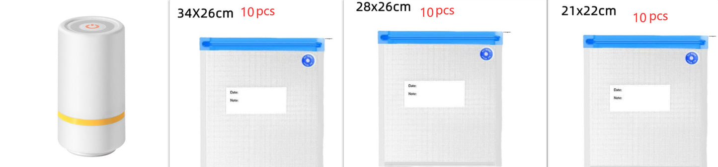 Ny Mini Vacuum Sealer Kök Bärbar USB Elektrisk AirPump Färskhållande handhållen vakuumförseglingsmaskin Förpackningspackare för hemmet