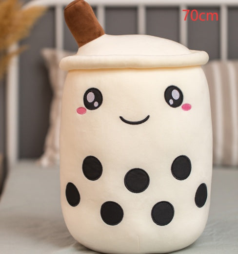 Pearl milk tea cup pillow